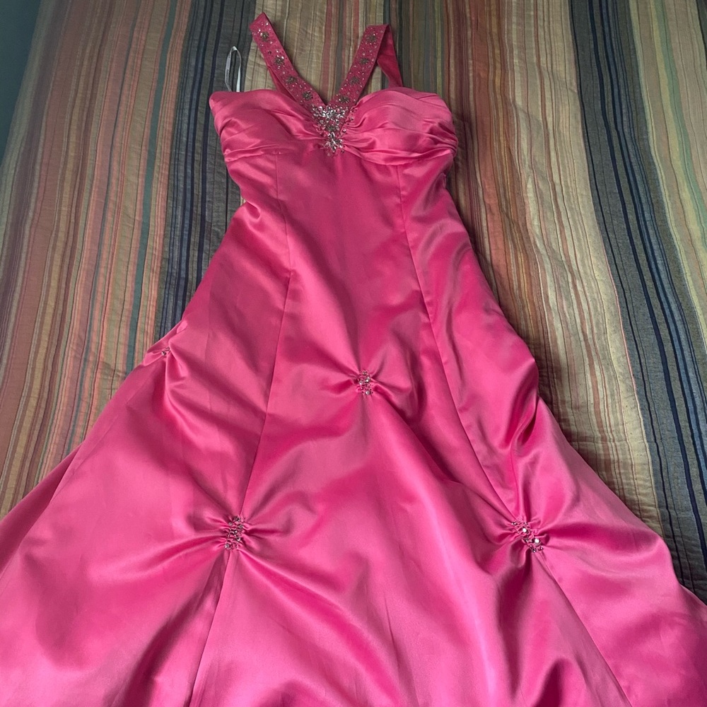 Pink prom dress